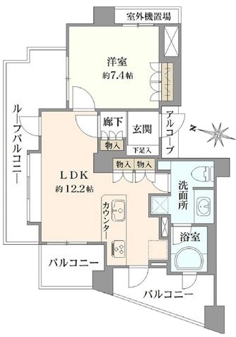 レクセル千川3階　間取図