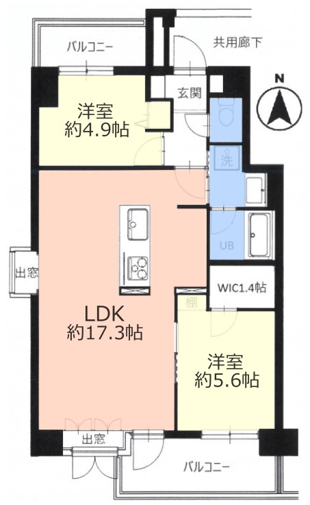 フェイム池袋西4階　間取図