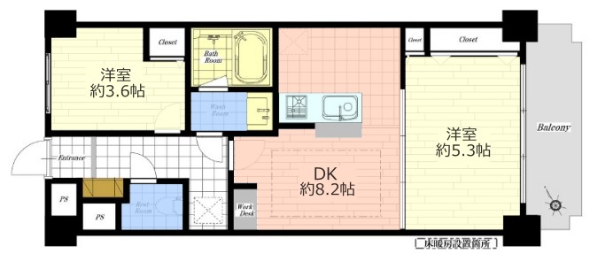 ライオンズガーデン上板橋3階 間取図