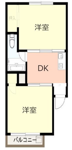 第2高島平マイコーポ6階　間取図