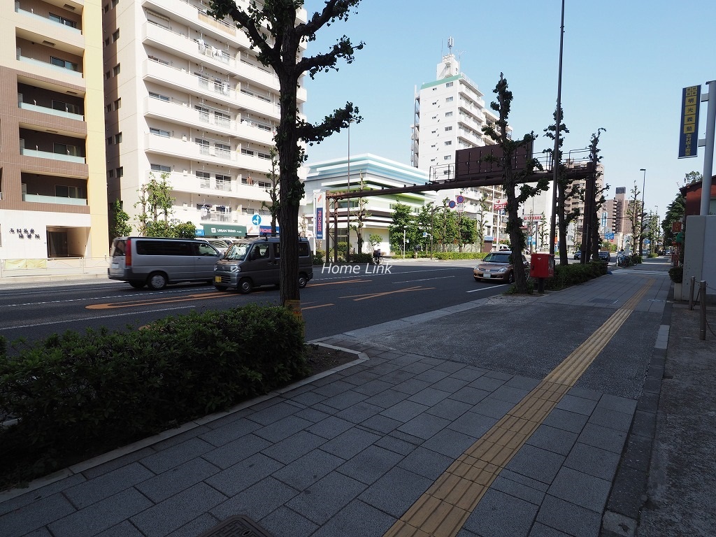 志村太陽ダイヤモンドマンション　前面道路歩道