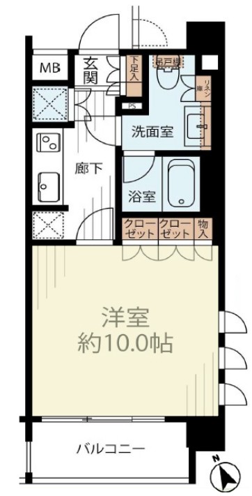 日神デュオステージときわ台5階　間取図