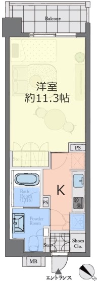 日神デュオステージときわ台7階　間取図