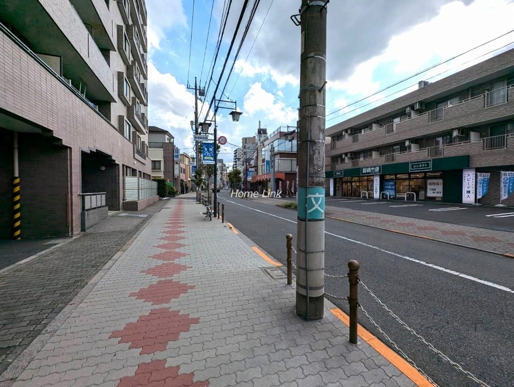 チサンマンション板橋赤塚　前面道路歩道