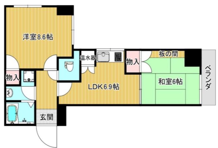 マンション板橋本町3階　間取図