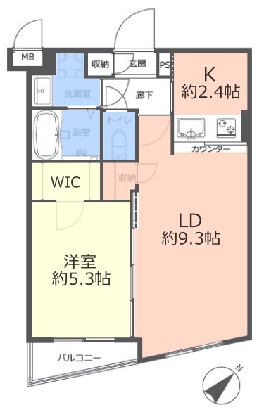 ルリオン板橋プレミアムコート1階　間取図