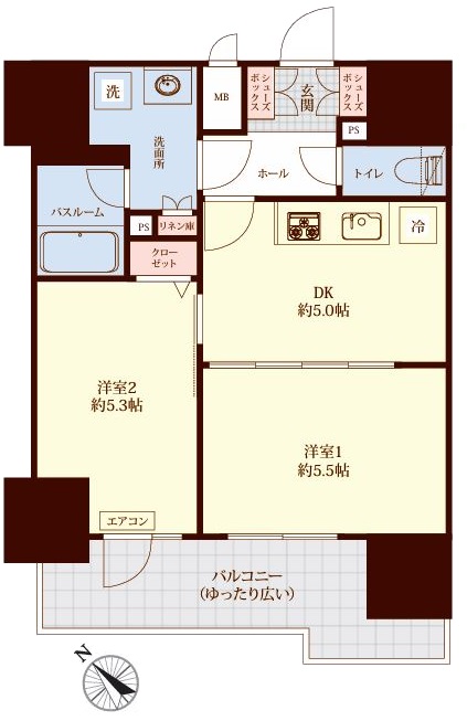 フェニックス板橋大山10階　間取図