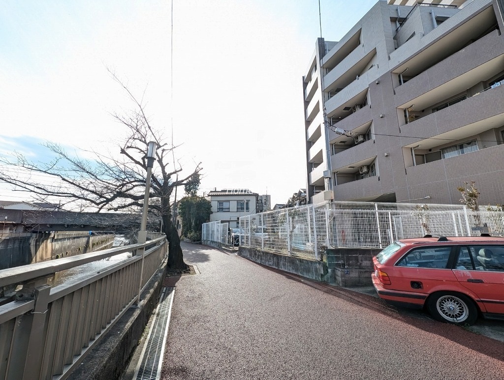 ダイアパレス常盤台　南東側 前面道路