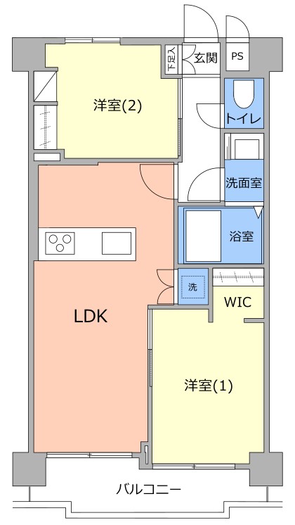 キャスティ上板橋　間取(新)