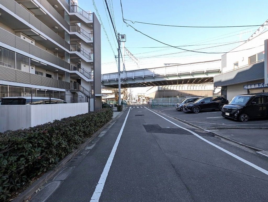 アデニウム志村ブルームフォート　東側 前面道路