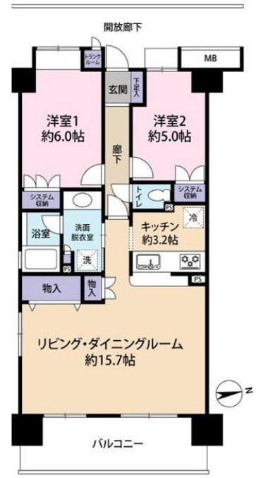 ソフィア西台パーシムヒル8階 間取図