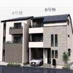 桜川2丁目　新築戸建　建築中