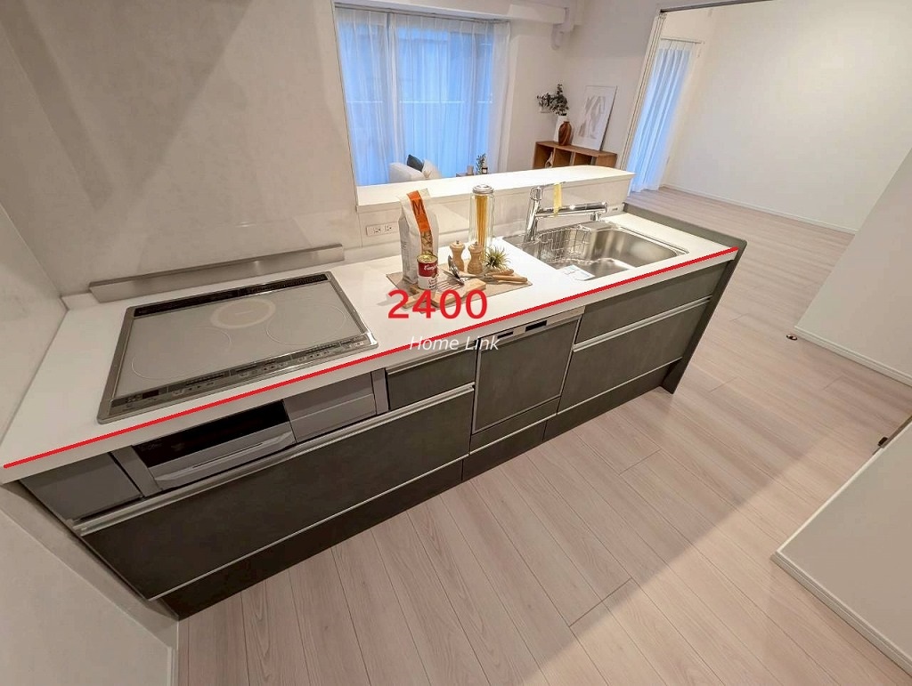 レクセルマンション本蓮沼2階　IH3口コンロ・食器洗浄機付きキッチン