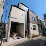 練馬区北町3丁目　新築戸建　北西側からの外観