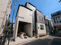 練馬区北町3丁目　新築戸建　北西側からの外観