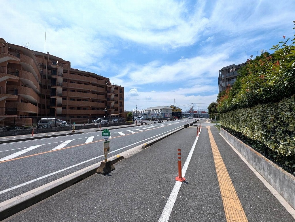 ダイアパレス若葉弐番館　南側 前面道路歩道