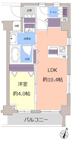 クリオ板橋本町1階　間取図