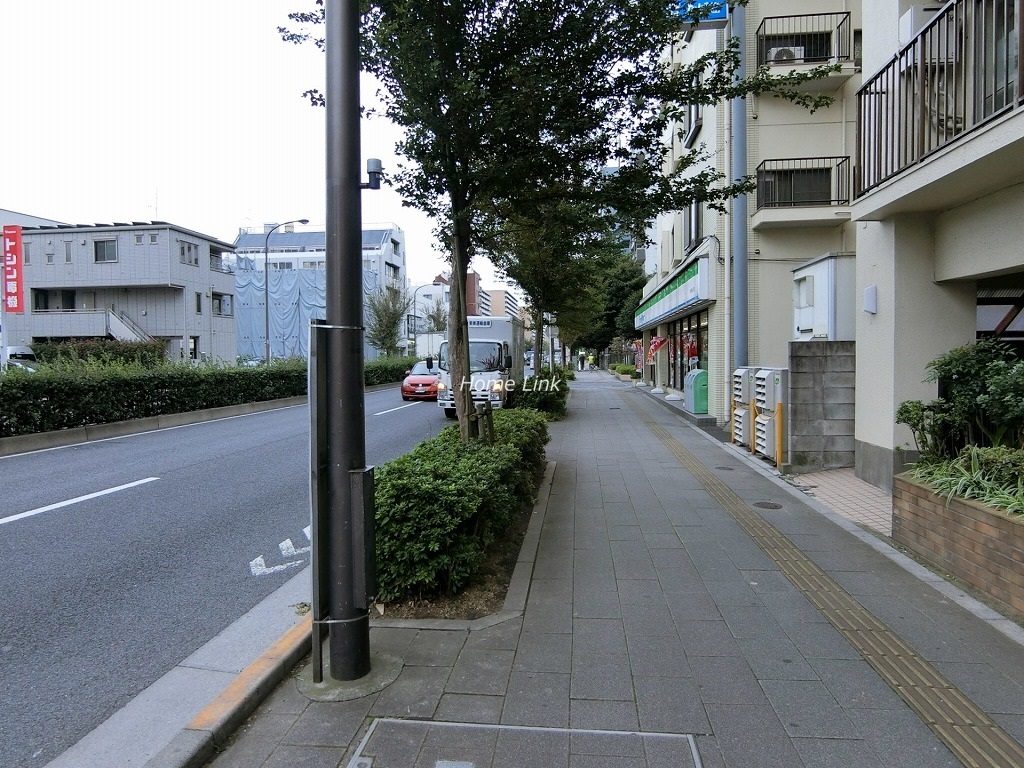 双葉クラウンハイツ　前面道路歩道