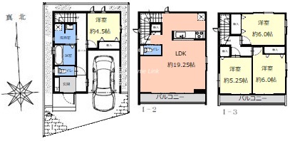 徳丸5丁目 新築戸建 I号棟間取図