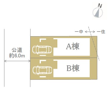 徳丸5丁目 新築戸建 区画図