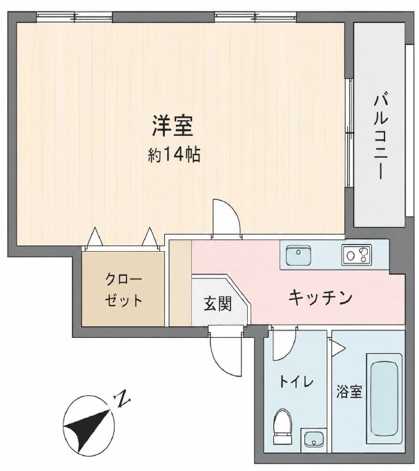 セブンマンション2階　間取図