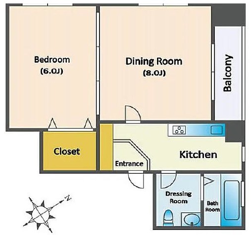 セブンマンション2階　間取図