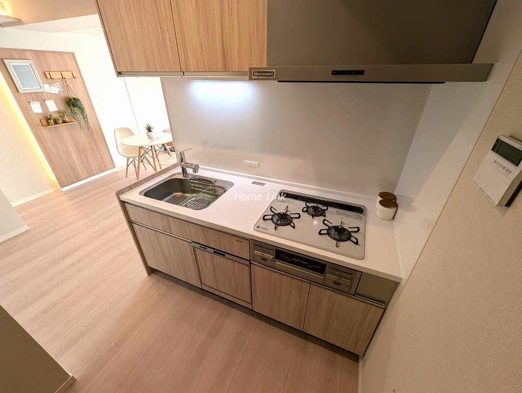 ライオンズマンション蓮沼6階 食器洗浄機付きシステムキッチン