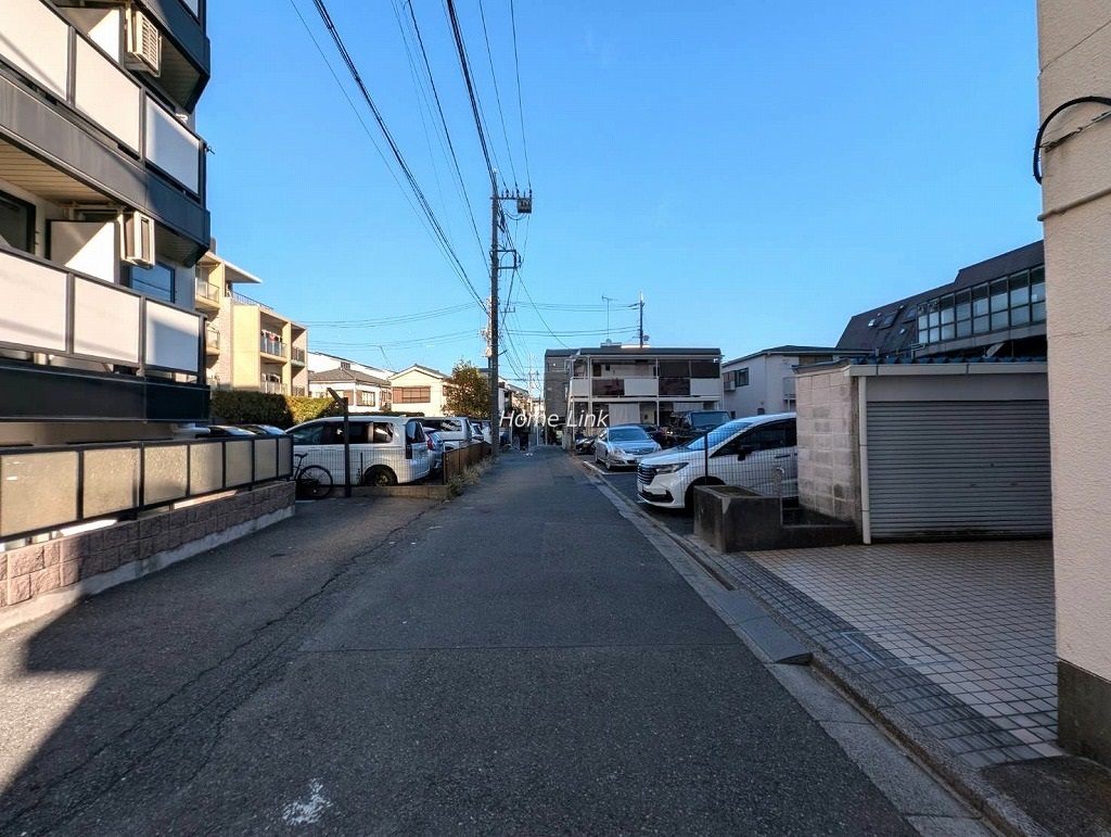 ライオンズマンション蓮沼 北西側 前面道路