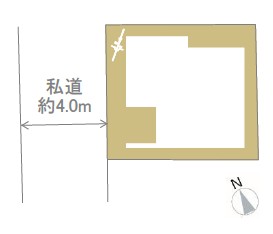 若木3丁目 新築戸建 配置図