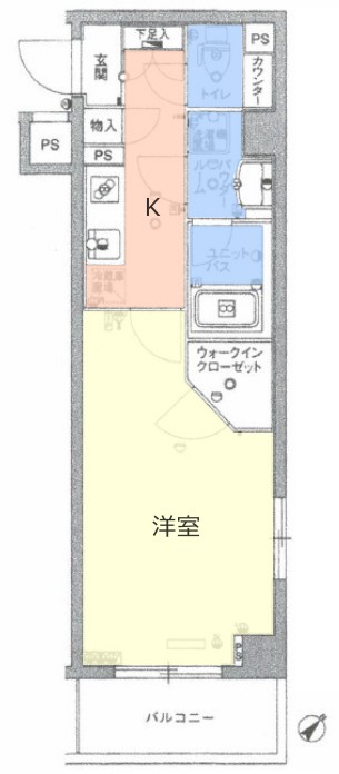 スカイコート板橋3番館3階 間取図
