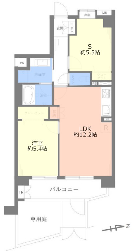 レーベンハイム東武練馬1階　間取図