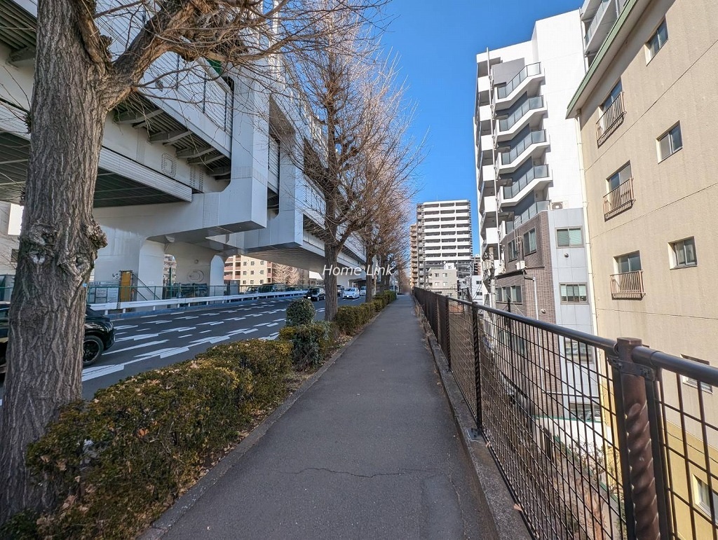 サンハイツ金井町　西側 山手通り沿い歩道