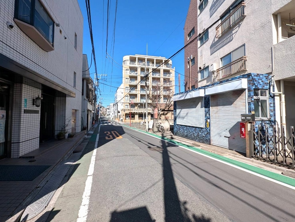 大山パークサイドマンション 前面道路
