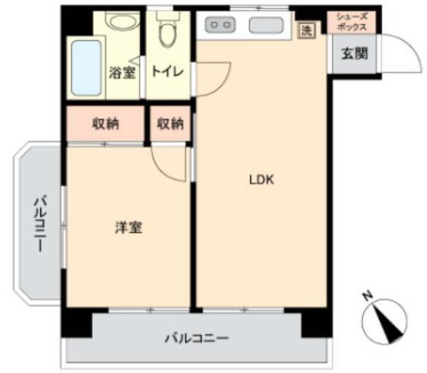 グリーン赤塚5階　間取図