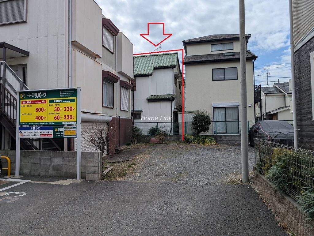 常盤台3丁目　中古戸建　北側からの外観