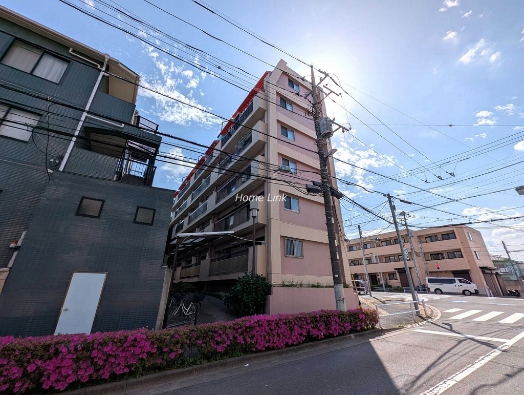 三田高島平第二コーポ　北側からの外観