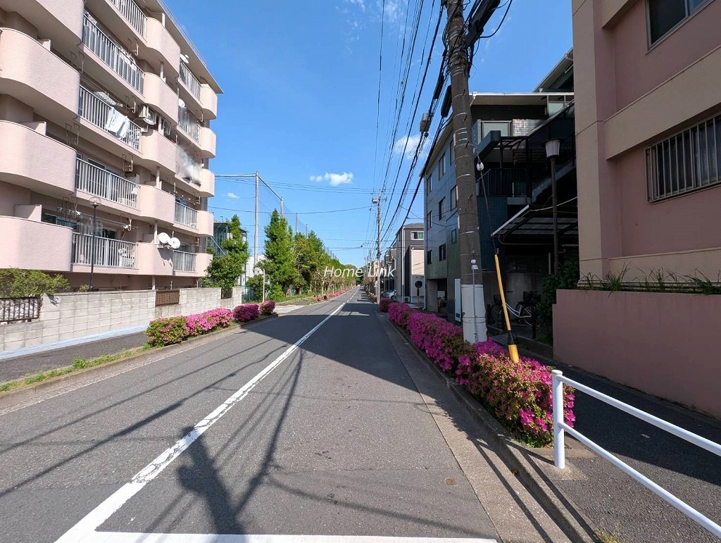 三田高島平第二コーポ　北側 前面道路
