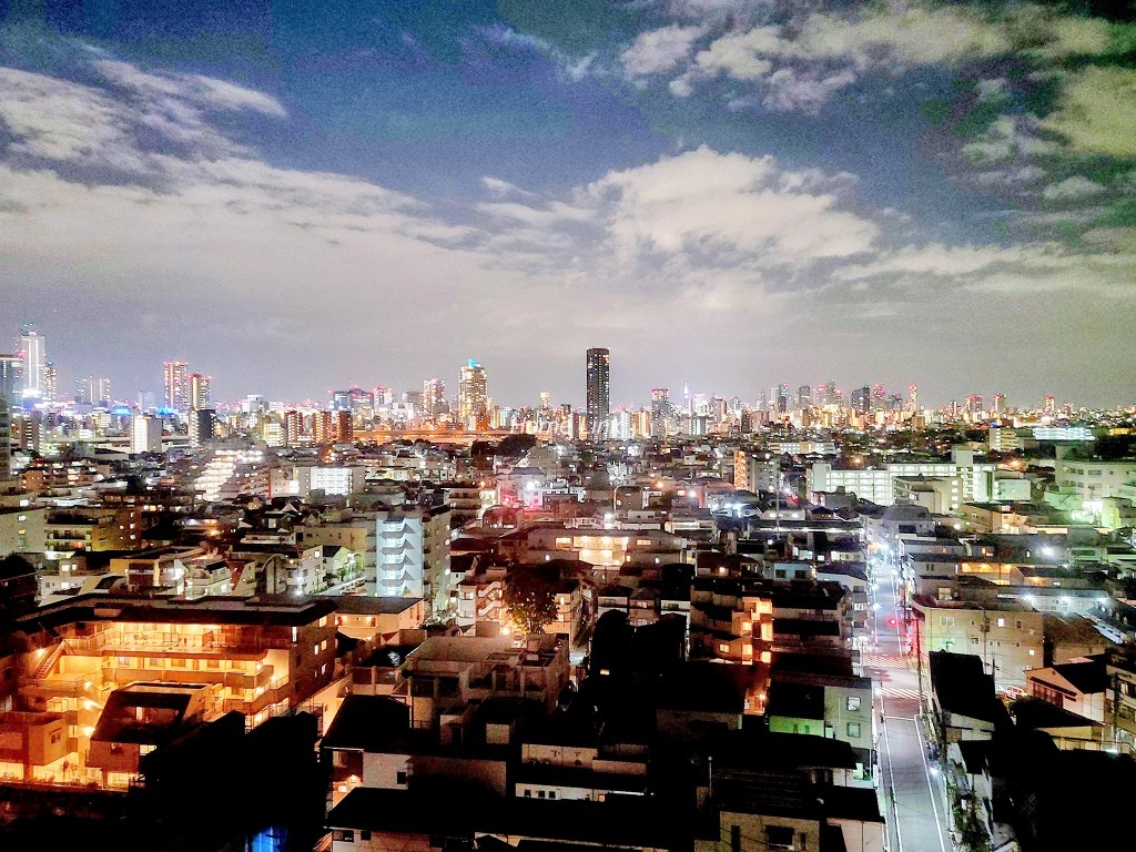 ブリリア板橋大山13階 高層階からの夜景