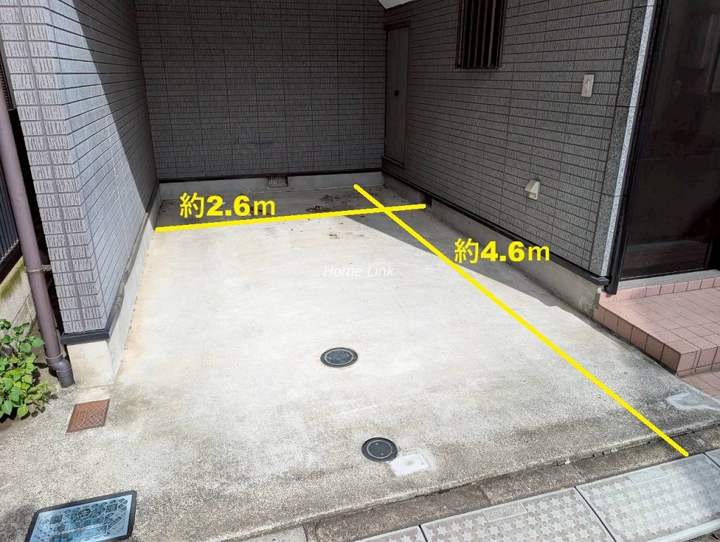 東坂下1丁目　中古戸建　ビルトイン車庫サイズ